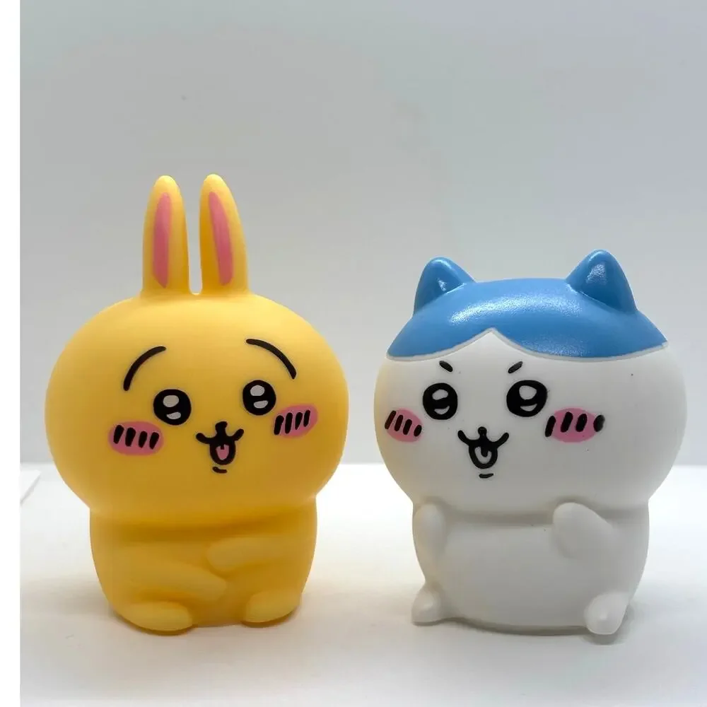 Two Miniso Chiikawa Night Lights, Hachiware (Cat) and Usagi (Rabbit), LED - New